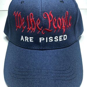 WE THE PEOPLE ARE PISSED Adult Unisex Ball Cap Hat